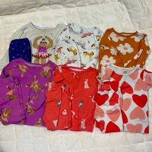 Baby Girl 18M Huge Sleeper PJ Bundle!